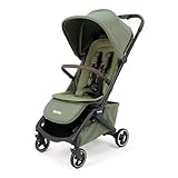 Bonbe Baby Stroller - from Birth to 4 Years (22kg), One-Hand Easy Fold Pushchair, Cabin Approved with Adjustable Seat & Storage Basket, Lightweight Travel Stroller for Baby & Toddlers
