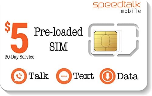 $5 Cell Phone Minutes Talk Text Data GSM SIM Card Service Included