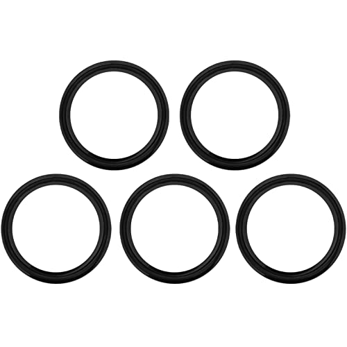 Image of DERNORD 2.5 inch Tri Clamp EPDM Sanitary Gasket Fits Tri-Clover Type Ferrule (Pack of 5)