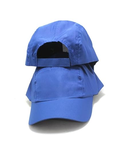 Boné Esportivo Liso Tactel Aba Curva Strapback (tactel, Azul Royal)