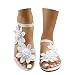 Imagen de Sandalias Mujer Planas Hippies Andar Bajas De Cuerda Zapatos Comodos Zapatillas Casuales Sandalia Romana Deportivas Barefoot Vestir Comodas Piscina Senderismo Yute Plataforma para