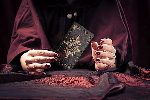 Image of AYME Tarot Card GameWith Guidebook, 78 Pcs Holographic Tarot Cards Deck Future Telling Game With Colorful Box For Beginners And Professional Player, Adult (Style 6)