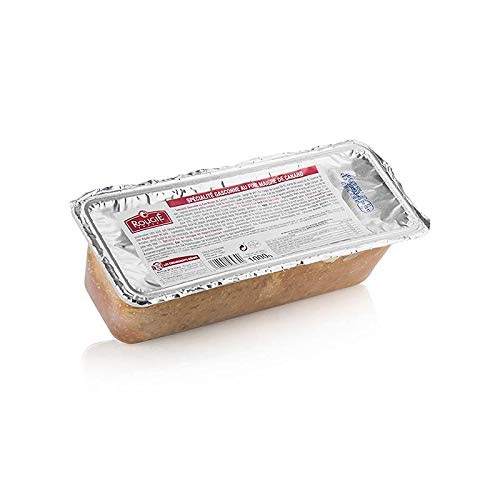 Terrine "Gascogne", mit Entenfleisch, Entenleber, Armagnac, Rougie, 1 kg