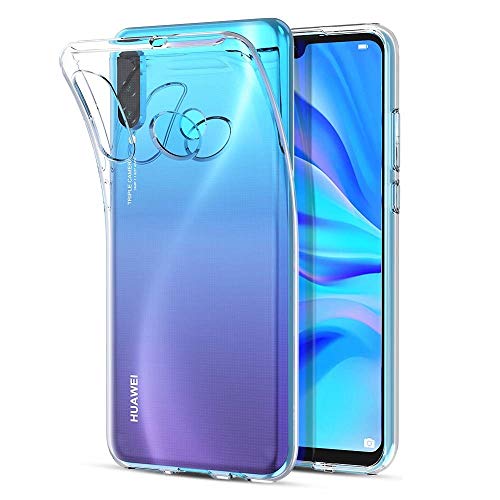 REY Cover in Gel TPU Trasparente per Huawei P30 Lite - Huawei Nova 4E - Huawei P30 Lite New Edition, Ultra Sottile 0,33 mm, Morbido Flessibile, Custodia Silicone