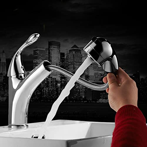 Mitigeur rétractable de salle de bain pour laver les cheveux au lavabo - 7