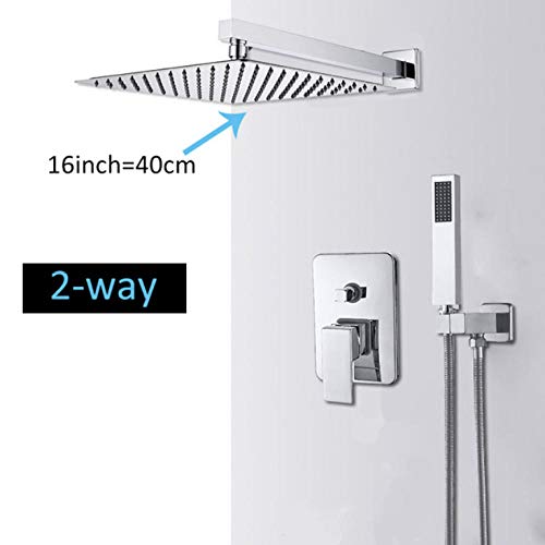 Salle de bain douche de douche encastrable 16 pouces pour transformer sa routine de douche - 4