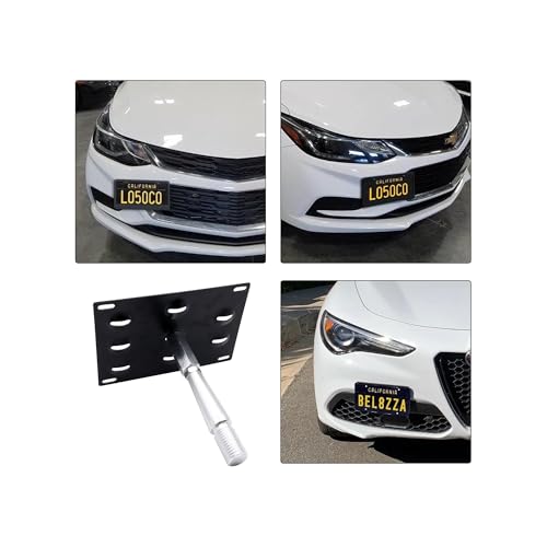 Soporte de matrícula HiSport para Infiniti G35 G37 Q50 Q60 y Nissan GT-R 4