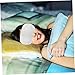 12pcs Disposable Eye Mask Disposable Eye Patches Sleeping Shades Blinder Party Blindfold Light Blocking Cover Soft White Party Supplies Blank Child Polyester