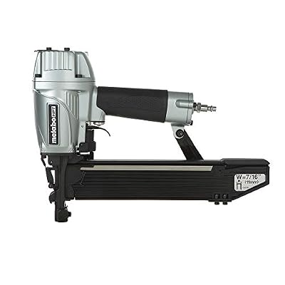 Metabo HPT Pneumatic Stapler, 7/16-Inch Staples, 16 Gauge Standard Crown, High Capacity Magazine, Cylinder Valve Driving Mechanism (N5008AC2)