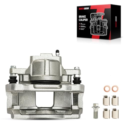 Image of Torchbeam Front Brake Caliper for Jeep 2013-2017 Wrangler, Dodge 2013-2016 Grand Caravan, Chrysler 2013-2016 Town & Country, Jeep 2018 Wrangler JK, Front Left or Front Right Caliper Replace # 18B5485