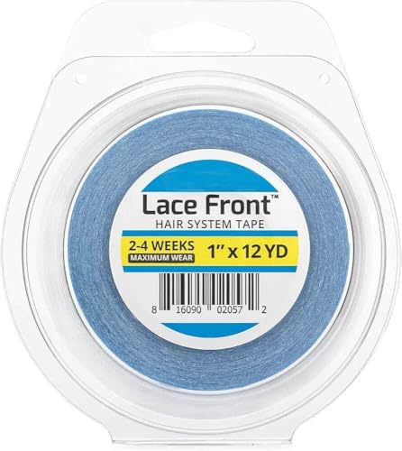 Image of Ritzkart Lace Front Tape Thin Adhesive - Double Sided Hair System Tape Roll Max Hold 2-4 Weeks 3-12 Yards Waaker Tape (1x12yd)