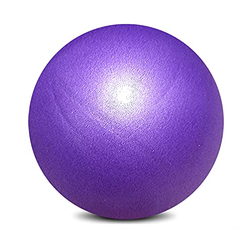 XIECCX 6-Inch Mini Yoga Ball for Pilates - Core Training and Balance Exercises for Barre Squishy Training and Physical Therapy(Purple)