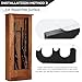 OCQOTAT Gun Rack for Gun Storage, Gun Safe Accessory for Shotguns, Gun Holder in Gun Cabinet, Shotgun Rest, Foam Material with Magnetic Strip and Hook Strip, Gifts for Hunters
