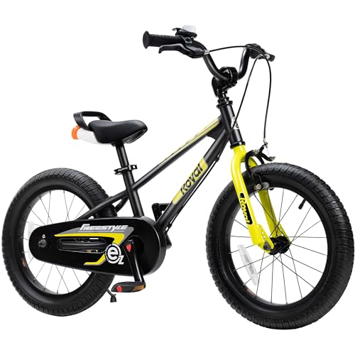 Royal Baby RB16-30KH Royalbaby Ez Kids Bike, 16 Inch Balance Pedal Convertable Bicycle, Easy Learn Balancing To Biking Boys Girls Ages 4-7 Years Beginners cover