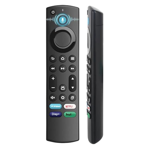 Replacement All Fire Smart TV Remote(Insignia, Toshiba, Onmi, Pioneer), Compatible for Fire Stick/Cube Remote(4K, 1st, 2nd, 3rd Gen, Life) with Voice