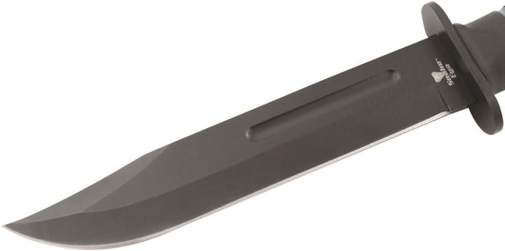 Snake Eye Tactical 12-Inches Heavy-Duty Fixed Blade-Hunting-Outdoor Survival-Knife (Black-Plain)