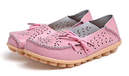 Image of VenusCelia Women's Breathable Comfort Walking Office Flat Loafer