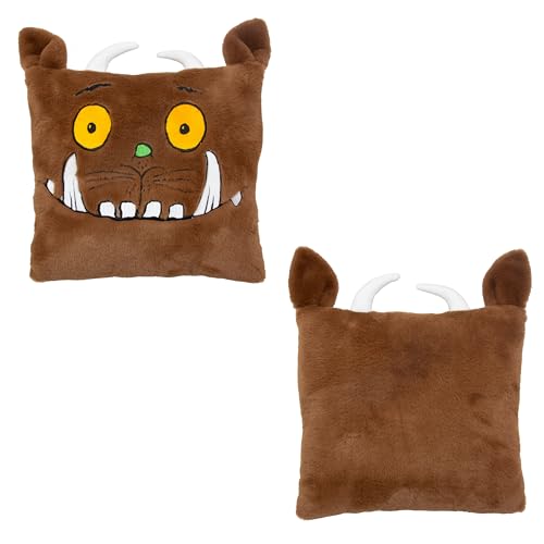Coussin Gruffalo 35x35 cm avec oreilles 3D pour lit