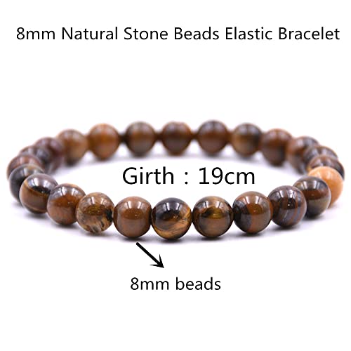 Beaded Bracelets for Men Women His and Hers Couples Bracelets Elastic Stretch Mens Womens Bracelet2