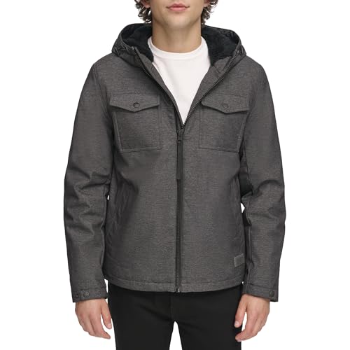 Image of Levi's Men's Soft Shell Two Pocket Hooded Trucker Jacket