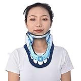Soporte ortopédico fijo: nuestro collarín soporta la mandíbula y el cuello mientras restringe la movilidad para aliviar el dolor y la presión en la columna. Reajuste y estabilice las vértebras, se puede utilizar para rehabilitación posoperatoria y soporte de lesiones.