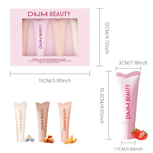Image of Tinted Lip Serum Melting Lip Balm, Hydrating Tinted Lip Balm For A Glossy Finish & Soft, Nourished Lips with Plumping Polypeptides, Supple Lips, Vegan & Cruelty-Free (01#Strawberry Milk)