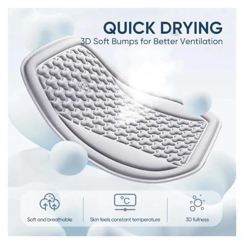 Housses de siège auto dos sensible soulagement par coussin ergonomique convexe 3D - 6