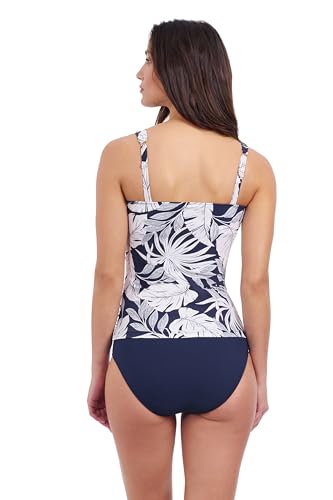 Profile by Gottex Malaya Women’s Tropical Print Swim Tankini Top with Built-in D Cup with Underwire Foam Support Bathing Suit4