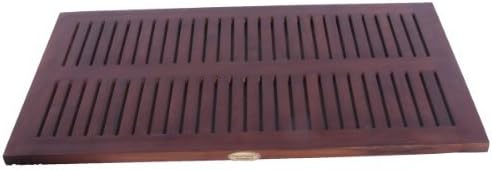 30.25 X 18.25 Teak Shower Mat- Bath, Spa, Floor, Bathtub, Floor, Entryway, Door by Decoteak