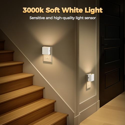 Image of DORESshop Night Lights Plug into Wall [2 Pack],Plug in Nightlight