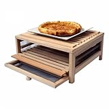 Ce garde manger spécial tarte bénéficie d'un dessus en toile moustiquaire, pour permettre une meilleure circulation de l'air, mais aussi éviter l'intrusion de petites bêtes trop gourmandes ! Vos tartes et gâteaux pourront refroidir en toute quiétude avant d'être dégustés !Vous pouvez aussi y stocker vos fruits et légumes, fromages et oeufs.​