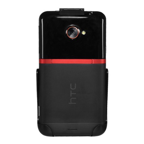 Seidio HLHTJETAS Spring-Clip Holster for Non-Cased HTC EVO 4G LTE - Retail Packaging - Black