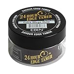 EBIN NEW YORK 24 Hour Edge Tamer Extra Mega Hold 80 ml Strong Edge Control Gel, No Flaking, Sleek Smooth Finish, Long Lasting, Argan & Castor Oil