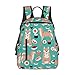 Ahdyr Shiba Inu Dog Sushi Mochila para niños Niñas Estudiante Mochila escolar Mochila ligera para computadora portátil Dibujos animados Hombros Bolsas Moda informal Novedad Ocio Mochila