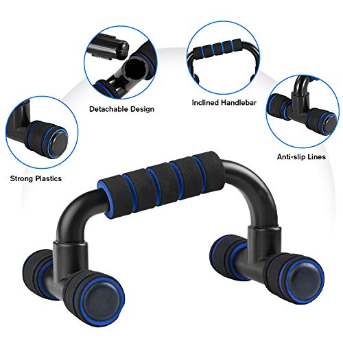 BOSWELL 6-in-1 AB Wheel Roller Kit AB Roller Pro with Push-UP Bar, Hand Griper, Pull Rope, Jump Rope and Knee Pad - Perfect Home Gym Portable Equipment for Men Women Exercise - Thumbnail 2