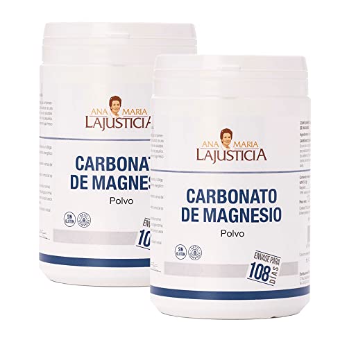 {Carbonato de Magnesio Polvo Carbón Ana María Lajusticia : Pack Carbonato de Magnesio 260 gr - Pack 2x130gr