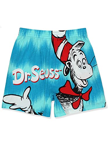 Dr. Seuss Men's Button Fly Boxer Lounge Shorts2