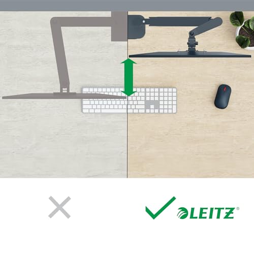 Leitz Ergo Space Saving Single Monitor Arm, TÜV and IGR Certified, Versatile Fold Flat Arms - Image 3