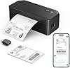 SVANTTO Stampante etichette spedizione Bluetooth 10x15cm, compatibile con eBay, Etsy, Shopify, Compatibile con iOS, Android, macOS e Windows, Offre un’ampia libreria di etichette personalizzabili