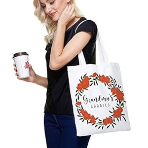 Canvas Tote Bag Reusable Tote Bag Perfect birthday gifts What a great gift on any occasion