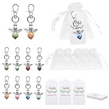 SCHLÜSSELANHÄNGER - mit süßem Schutzengel GLÜCKSBRINGER - mit stabilem Karabiner.