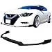 Front Bumper Lip Fits 2016-2017 Nissan Maxima | Black PU Front Lip Finisher Under Chin Spoiler Add On by IKON MOTORSPORTS