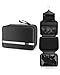 Carttiya Beauty Case da Viaggio, Borsa da Toilette per Donna Uomo Beauty Case Grande Impermeabile, Gancio in Metallo per Appendere, Nero immagine