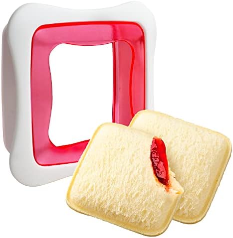 Affordable Sandwich Cutter and Sealer for Kids Lunch Box and Pocket Sandwich Maker, Remove Bread Crust, Make DIY Pocket Sandwiches