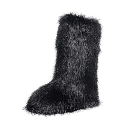 Bottes longues en velours épais pour ne plus avoir froid aux pieds