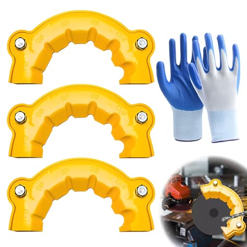 3 Pack 2025 New Drill Bit Sharpener, Drill Bit Grinding Sharpening Jig, Angle Grinder Drill Bit Sharpener Attachment, Drill Bit Sharpening Tool for Angle Grinder, Drill Bit Sharpener for All Bits