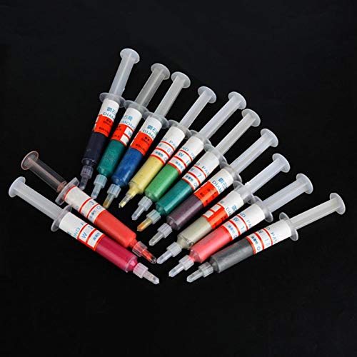 12-teiliges Poliermittel Set für Schmuck und Metall, Feine Läpppaste und Endpolitur Paste mit Aufbewahrungsbox für professionelle Juwelenpolitur und Metallbearbeitung