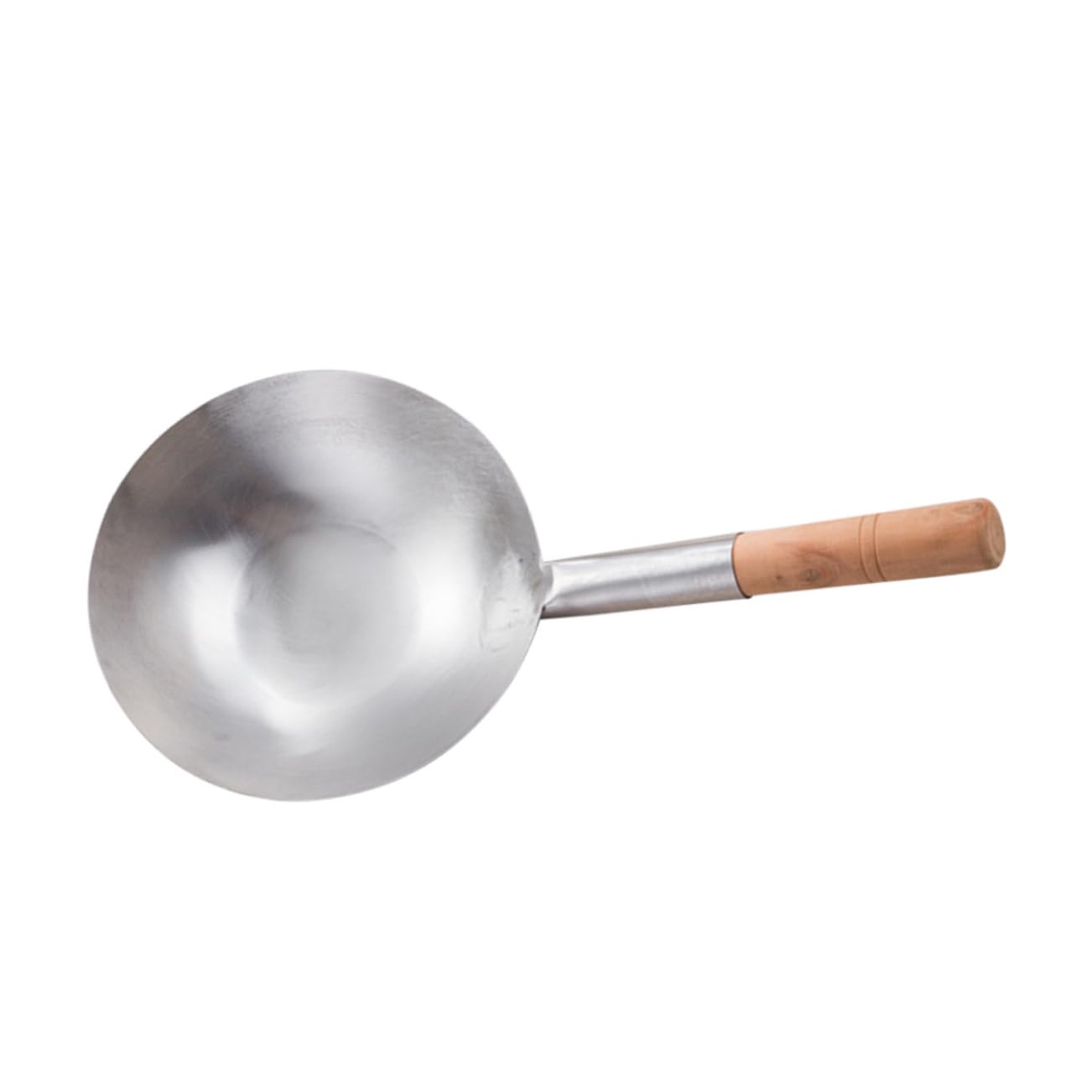 Ciieeo Stainless Steel Spoon Silverware Spoons Kitchen Utensil Soup Wedding Dinnerware Gravy Scoop Water Spoon Ladle Serving Large Tableware Salad Spoon Wooden