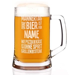 Herz & Heim Bierkrug Männertag Humorvoll Glas