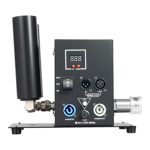 Máquina de CO2 portátil para DJ con doble boquilla, 150W